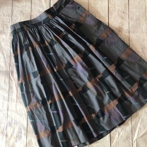Marimekko Suomi Finland abstract skirt large L